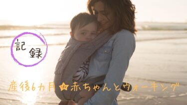 産後6カ月☆赤ちゃんとウォーキング【記録】