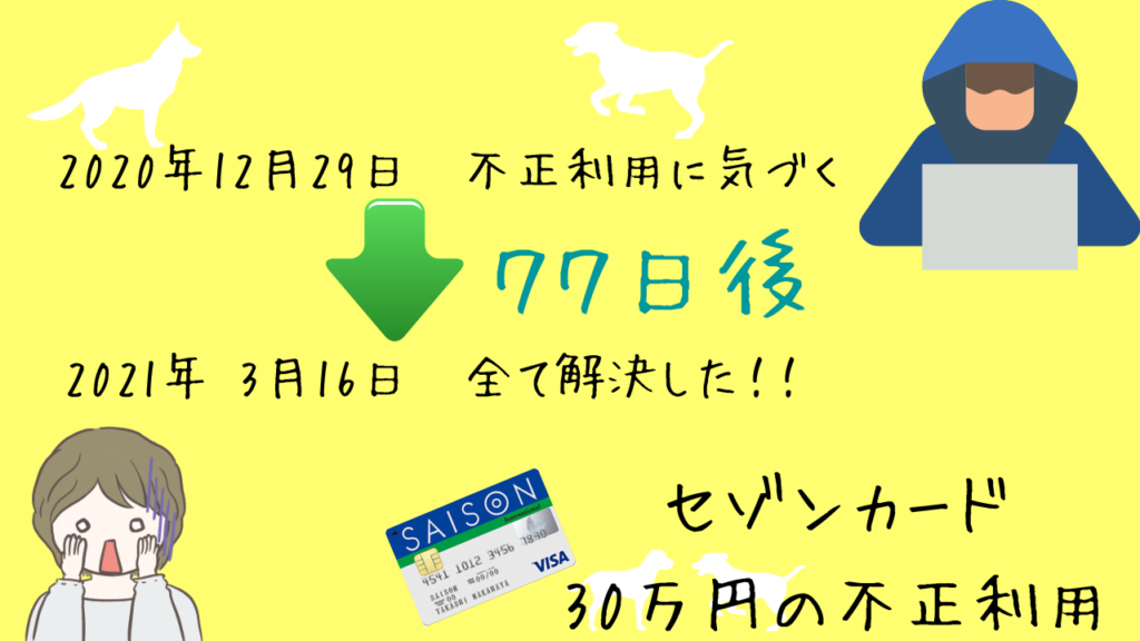 体験談 セゾンカード30万円の不正利用 解決までの全記録 ワーママきらり Sライフハック